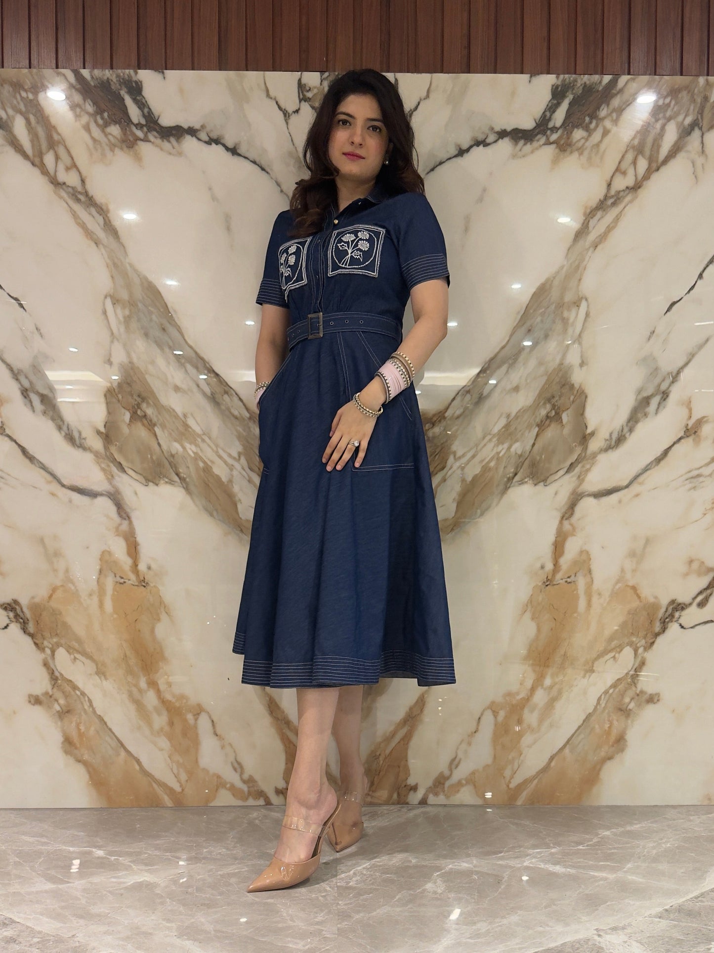 Denim Midi
