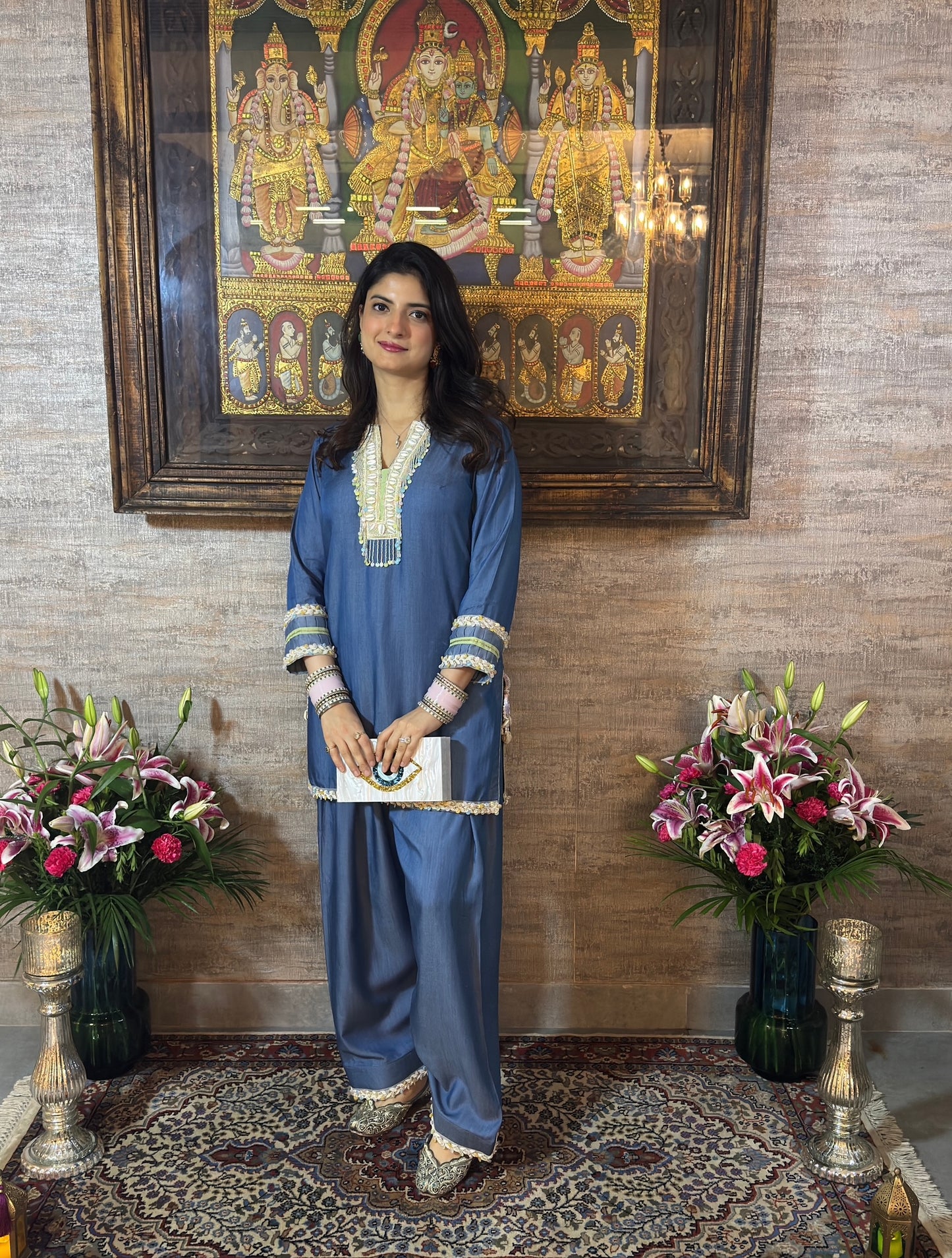Denim Farsi Salwar Set