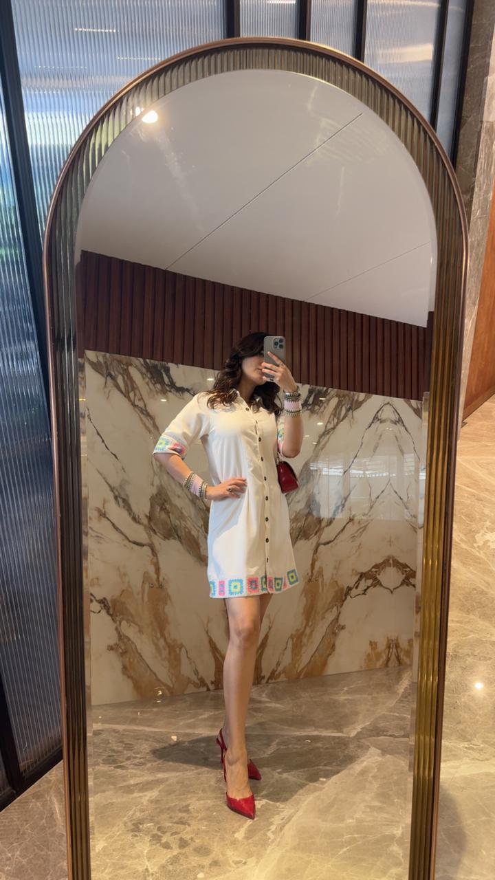 White Shirt Dress