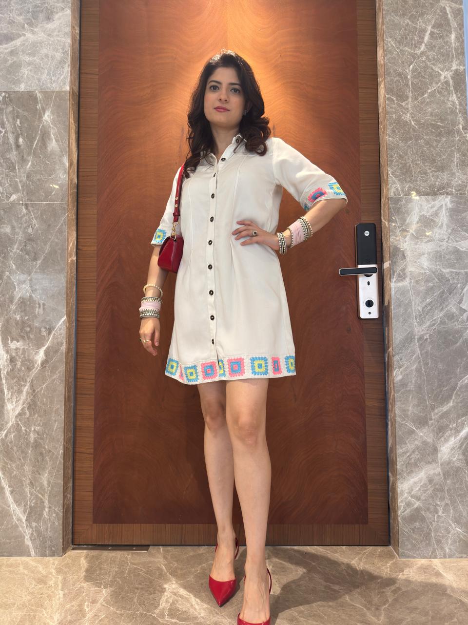 White Shirt Dress