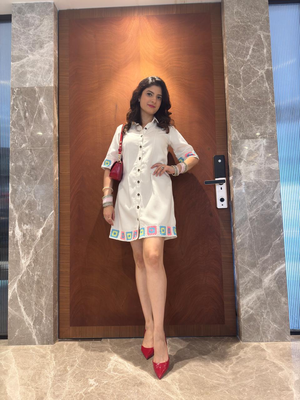 White Shirt Dress