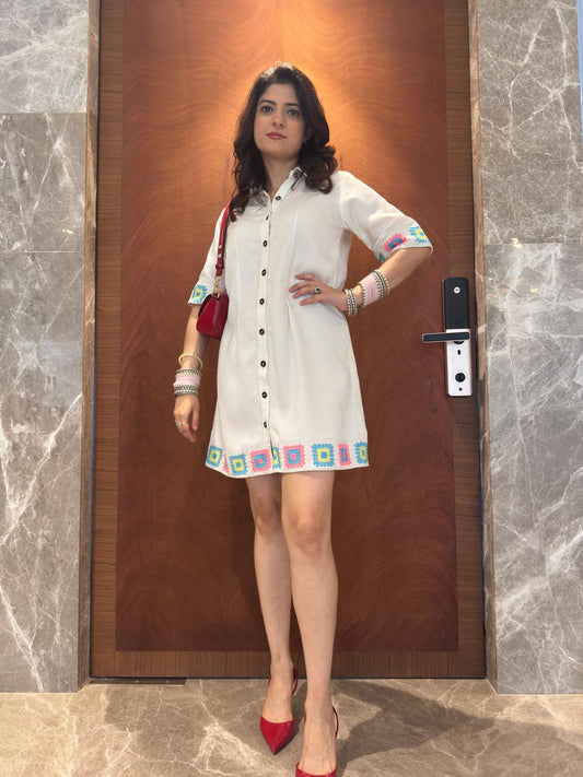White Shirt Dress