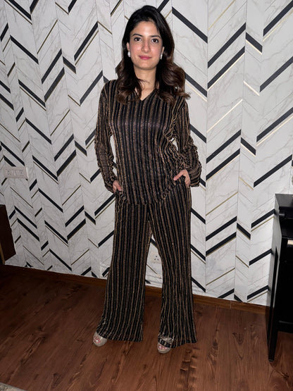 Black & Gold Co ord